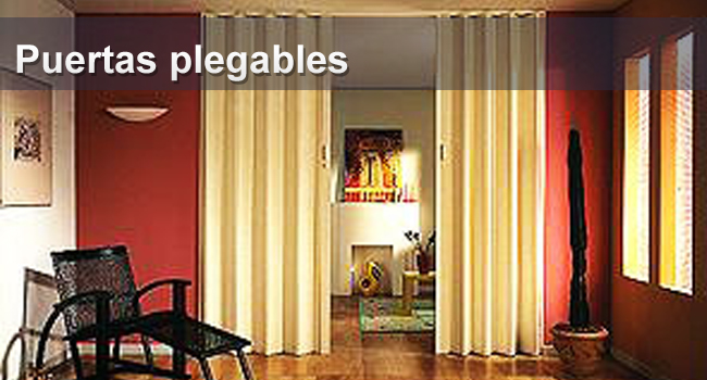 Cortinas y puertas plegables